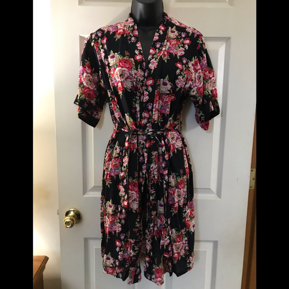 Kimono Bridesmaids Robes Floral Wedding Bride